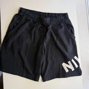 Nike Black Shorts with White Logo